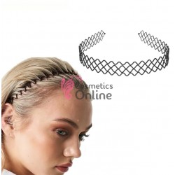 Bentita deosebita pentru par metalica Cod MTR01CC Neagra